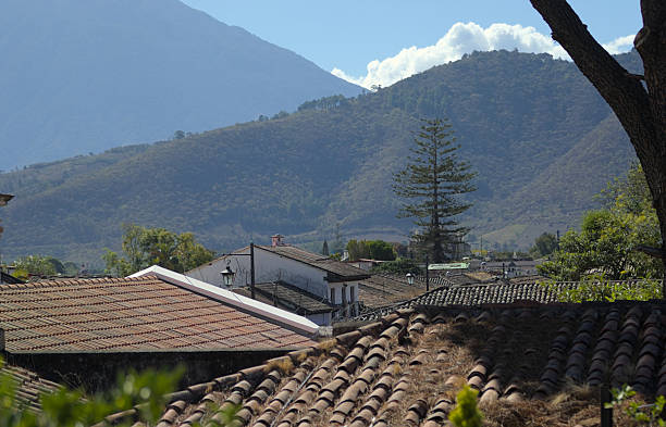 istock Spectacular tiled roofs in the old city 2215149578