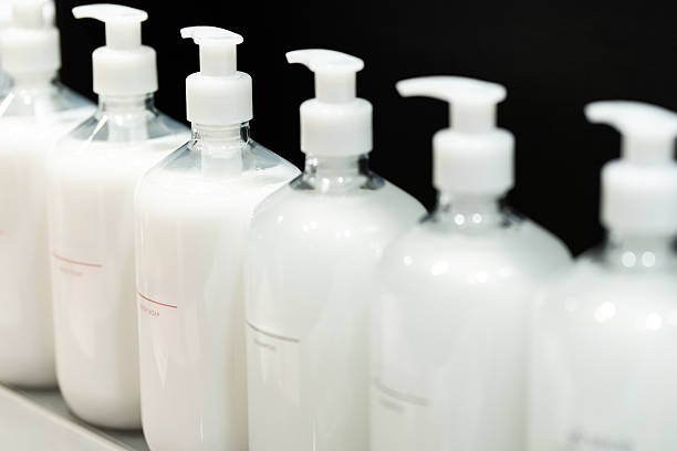istock Refill to reduce plastic waste. soap or shampoo for refill. plastic bottles for refill liquid soap, shampoo and other products. Reusable Bottles for Soap and Shampoo in Zero Waste Lifestyle. 2215154465