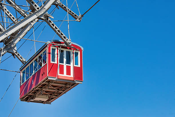 istock Red Gondola on Iconic Ferris Wheel in Vienna, Austria 2215170308