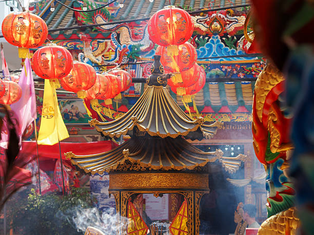 istock Incense Burner at a Chinese Buddhist Temple 2215170410