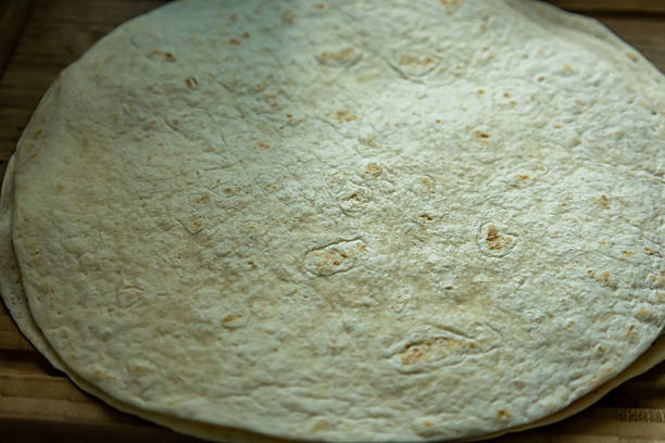istock Close-up of a plain tortilla wrap 2215175863
