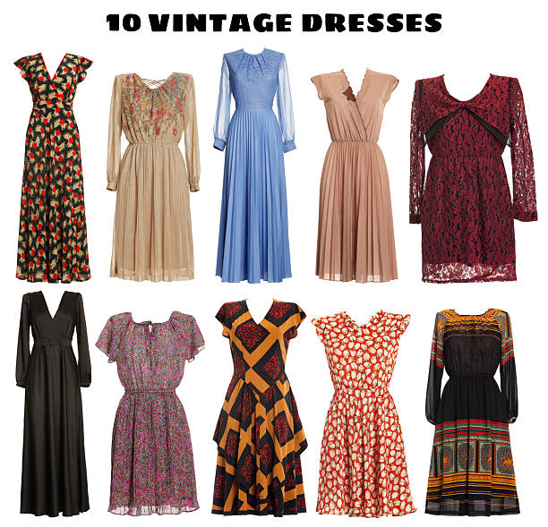 istock Set of 10 vintage dresses 2215178991