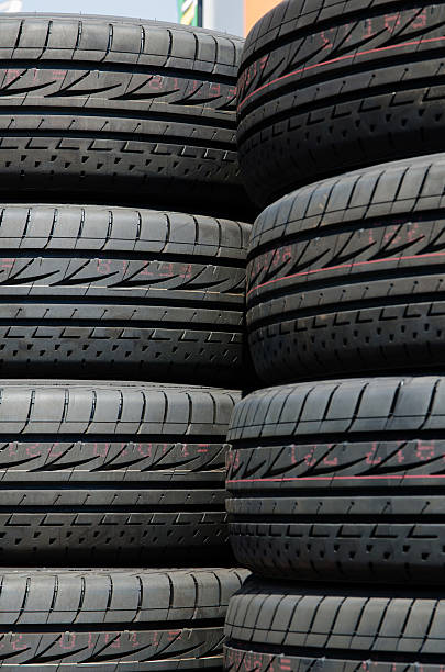 istock Passenger car tires 2215179536