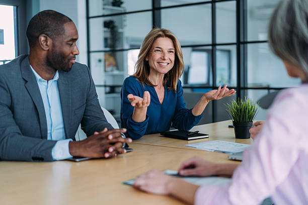 istock Business persons on meeting in the office. 2215189231