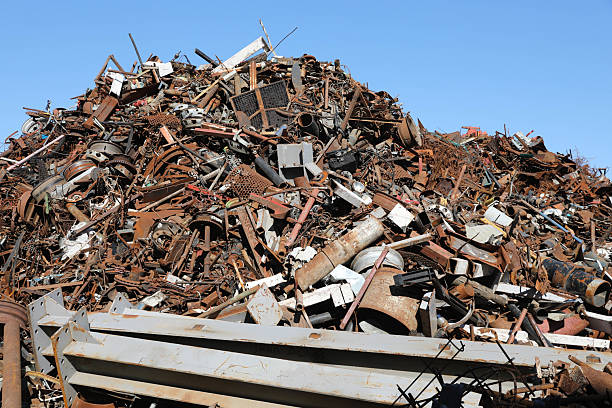 istock Iron metal scrap for recycling 2215189591