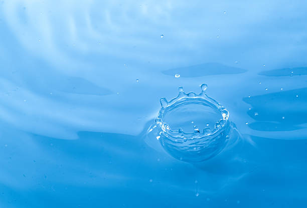 Close-Up Of Water Against White Background