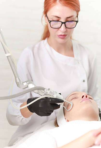 istock CO2  carbon dioxide laser resurfacing cosmetology  procedure 2215194888