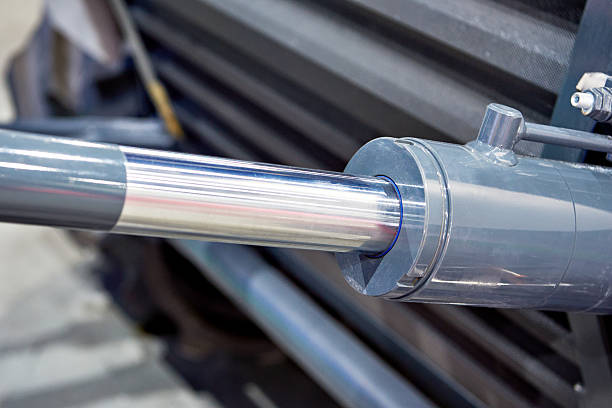 istock Hydraulic cylinder industrial machine 2215209003