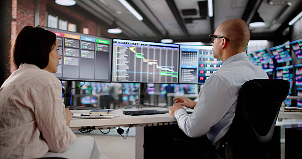 istock Business Analyst And Team Manage Project Schedule 2215209741