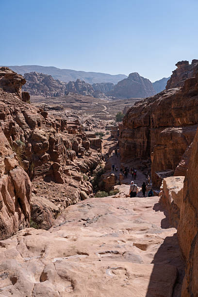 istock View down the trail to Ad Deir or the Monastery from Petra 2215214597