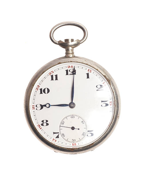 istock Vintage pocket watch isolated on white background 2215218270