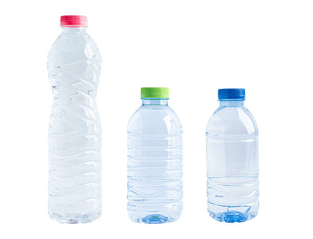 istock Plastic water bottle isolated on white background. 2215221281