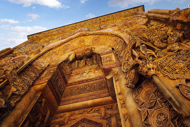 Portal of Divriği Ulu Mosque and Hospital stock photo
