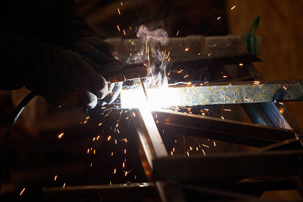 istock A man is welding a piece of metal 2215240574