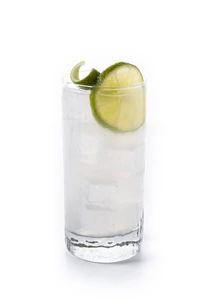 istock Gin Fizz cocktail isolated on white background 2215244366