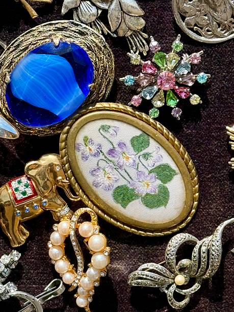 istock Display of brooches 2215248232