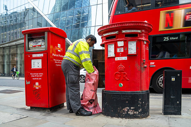 London, United Kingdom (Uk) - December 13, 2023: Street Cleaner London Picking Waste from the Ground Keeping City Clean