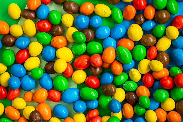 istock colorful candies high angle view 2215254531