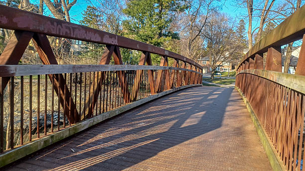 istock Culham Trail Bridge Over Water in Toronto 2215254873