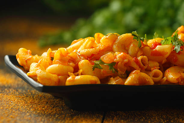 SAUCY Indian Style Macaroni Pasta
