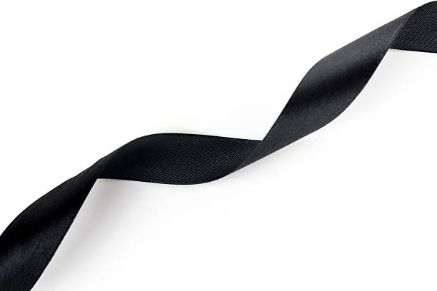 istock black satin ribbon isolated on white 2215256336