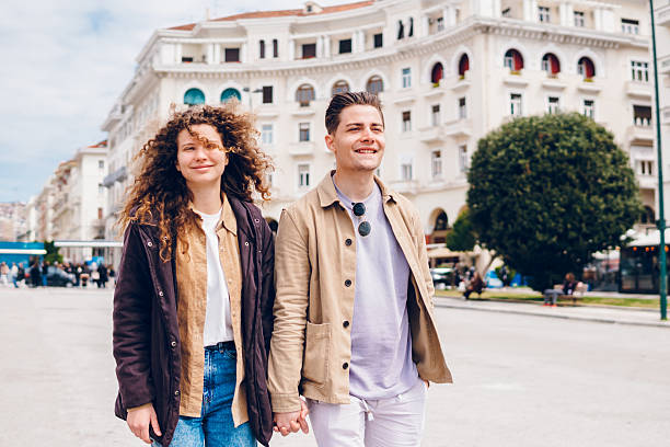 istock A couple walking through the city 2215257759