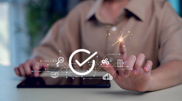 istock Standards,Guarantee,  ISO certification and satisfaction, service experience, show the standards of products and services.Standardization concept. 2215258382