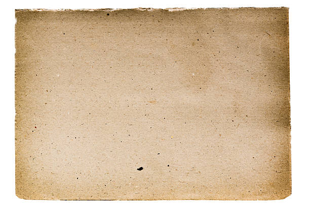 istock Vintage Rough Paper Sheet Isolated on White Background 2215268274