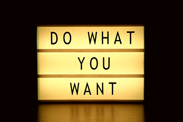 istock Lightbox with words Do What You Want 2215269344