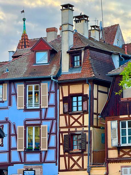 Colmar, France: 05/15/2025 - Colmar is a town in the Alsace region of northeastern France, near the German border. Its old town has cobblestone streets lined with half-timbered medieval and Renaissance buildings.