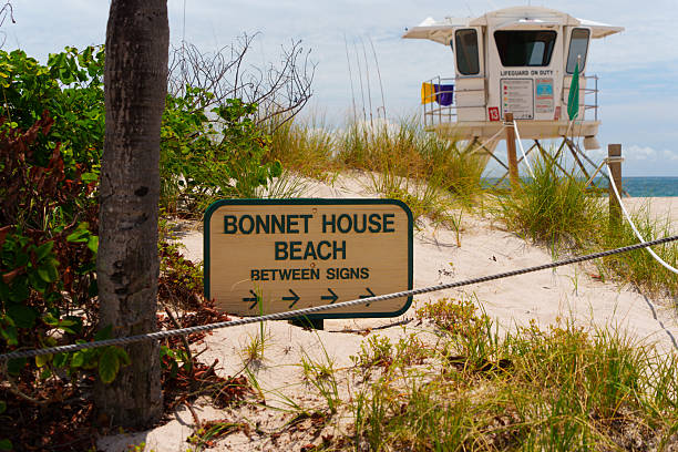 Sunny blue skies and white sand beaches of Fort Lauderdale. Beach life and vibes.