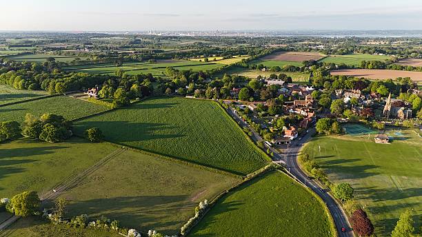 istock Country Village Skyline 2215285501