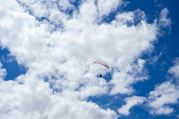 Paragliding Davos, Switzerland.