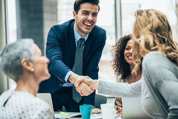 istock Handshake for the new agreement 2215303827