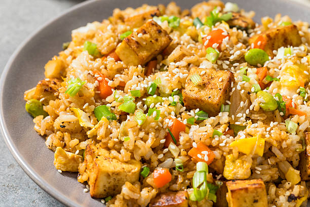 istock Homemade Asian Tofu Fried Rice 2215305361