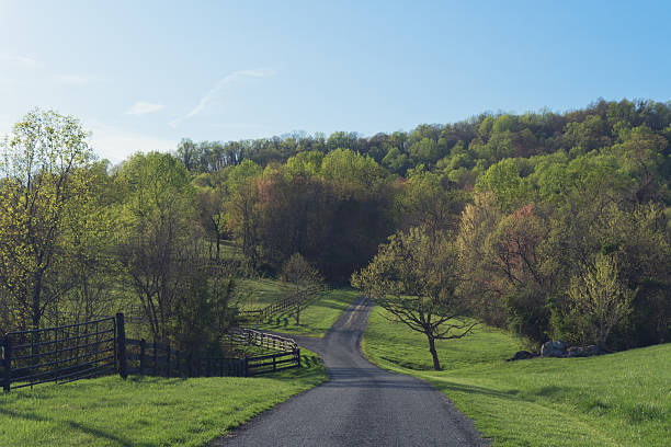 Countryside landscape in Virginia, USA