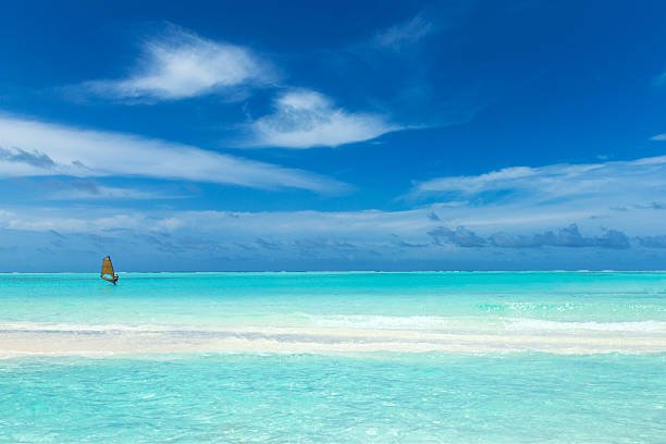 istock Blue sea and blue sky. Beach and sea. 2215327477