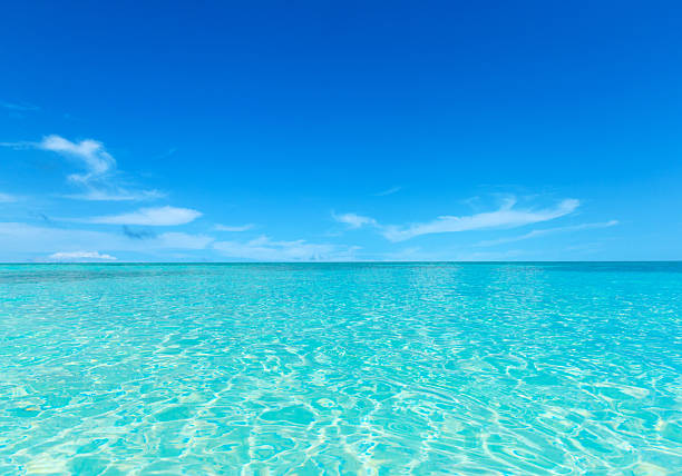 istock Blue sea and blue sky. Beach and sea. 2215327548