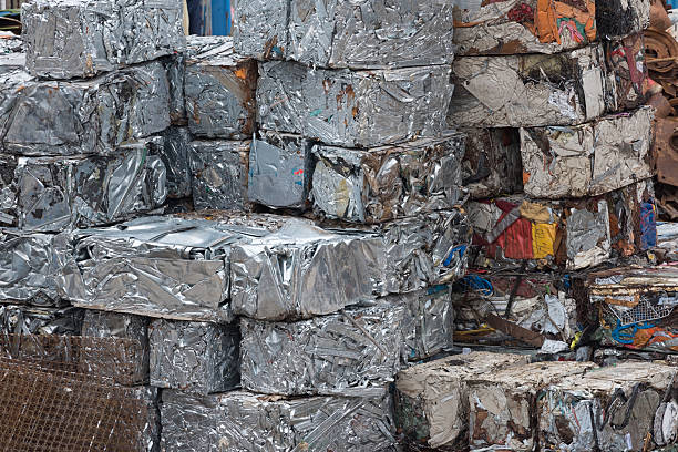 istock A pile of metal waste of the same type 2215332799
