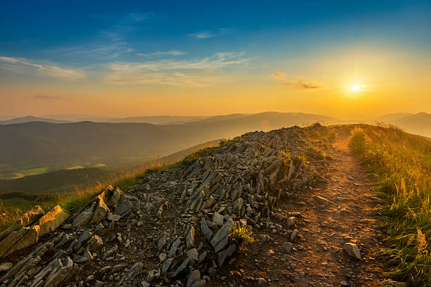 istock Beautiful summer sunset in the mountains 2215338196