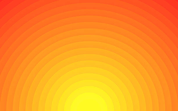 istock Sunset style orange and yellow gradient. Featuring orange merging into yellow. Emphasizing energy and positivity. Bright, cheerful visuals, brochure, website, presentation, business card. Sun Tunnel. 2215342756