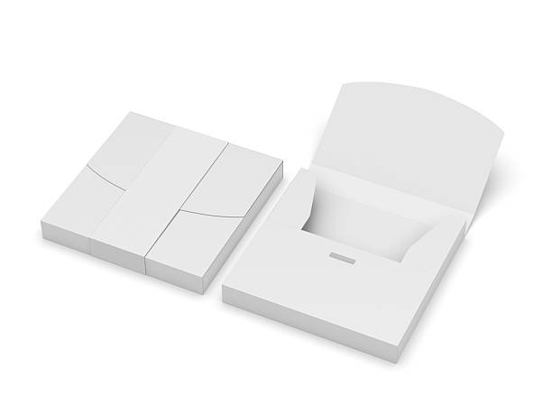istock Blank t- shirt packaging box mockup template. 2215342959