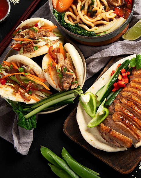 istock Assorted dishes of traditional Chinese cuisine. 2215345974