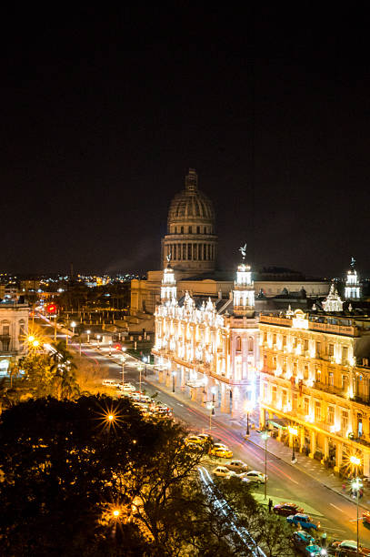 istock Old Havana at night 2215349799