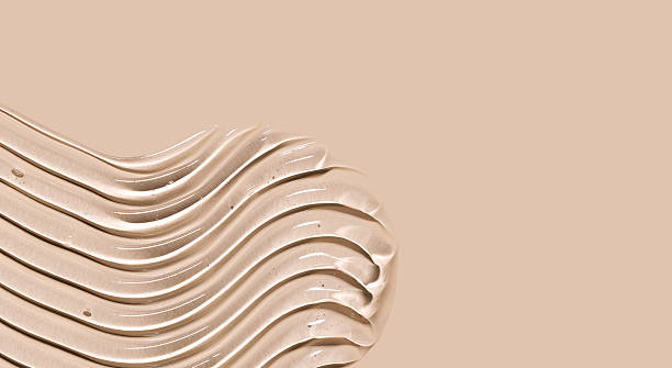 istock cosmetic texture gel essence smear close-up on beige background 2215351295