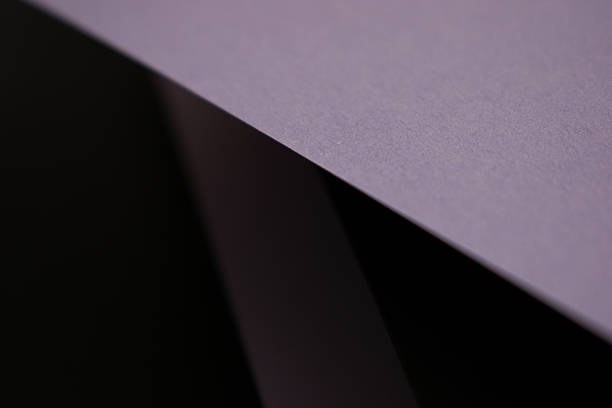 istock Black and purple 3d geometric background, close up 2215353003