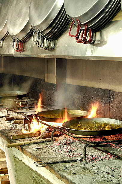 istock Paella, Wood Fired Paella, Valencia, Spain 2215361347