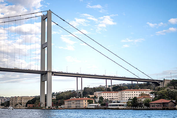 istock Bosphorus bridge slope to Istanbul, Turkey 2215364798