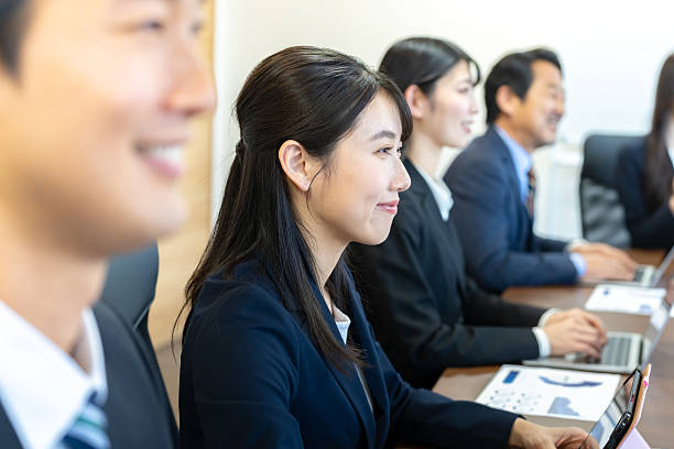 istock Business people having a meeting 2215367188