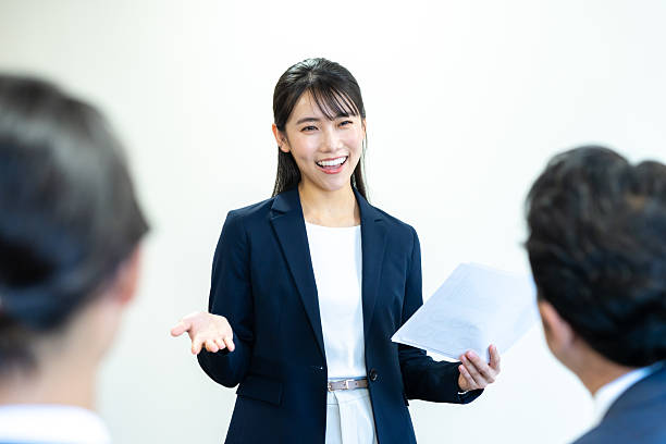 istock Businessman having a meeting while walking 2215367728